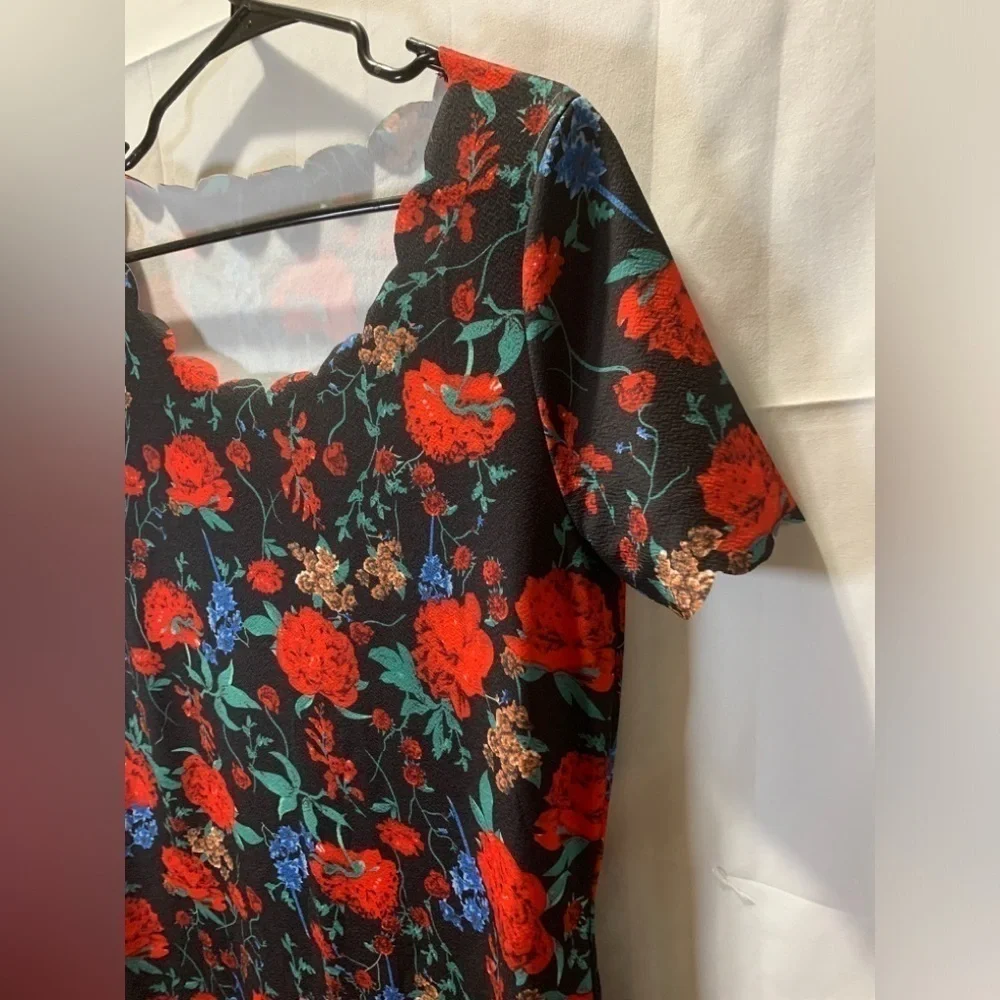 3/$28❤️EMERY ROSE floral, multicolor, print dress, size XL